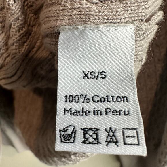 I Love Mr. Mittens Cotton Lace Polo Sweater Stone Grey XS/S - Picture 5 of 9